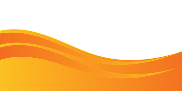 orange and white business wave banner background. modern trendy design