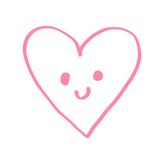 cute pink heart element