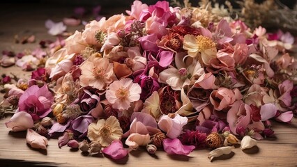 Vibrant Abstract Wallpaper Featuring Red and Blue Flowers