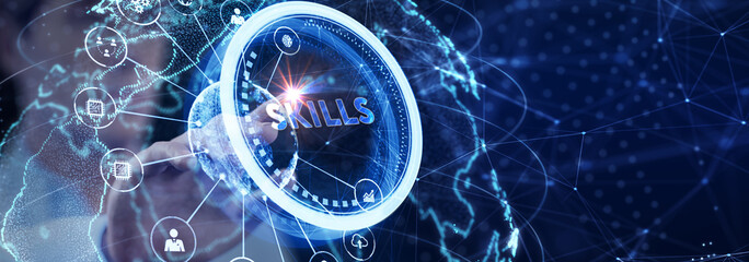 Coach motivation to skills improvement. Education concept. Training. Leadership skills. Human...