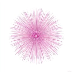 Obraz premium Pink abstract burst, vibrant pink explosion, dynamic brush strokes, artistic illustration