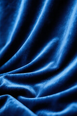 Fototapeta premium Deep navy blue velvet texture with rich, luxurious feel and soft light reflections. Perfect for elegant backgrounds, fashion design, branding, and sophisticated digital projects.