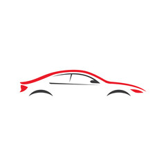Car Silhouette Logo Design
