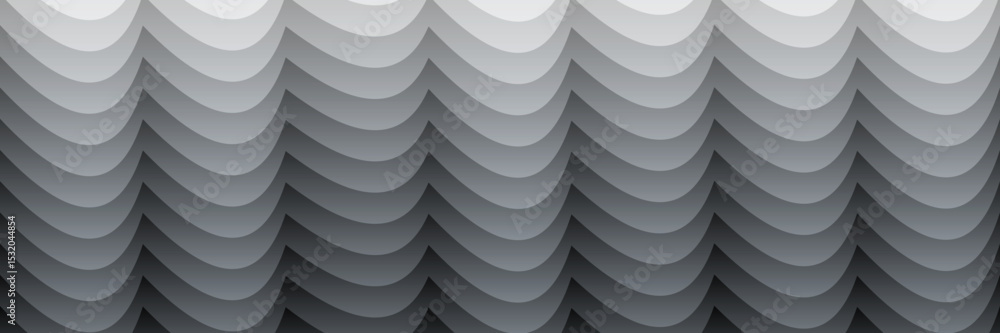 Poster layered wave pattern – minimalist abstract gradient design