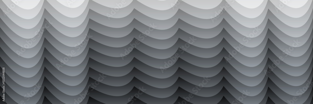 Poster layered wave pattern – minimalist abstract gradient design