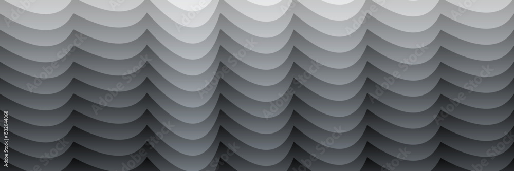 Poster layered wave pattern – minimalist abstract gradient design