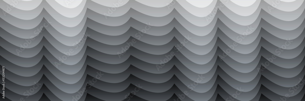 Poster layered wave pattern – minimalist abstract gradient design