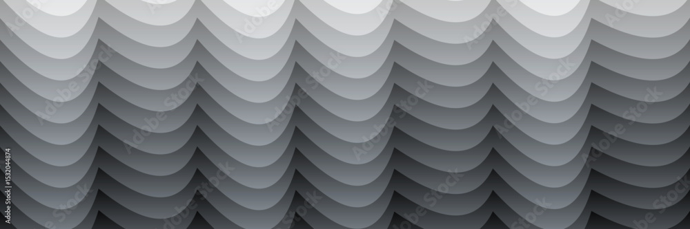 Poster layered wave pattern – minimalist abstract gradient design