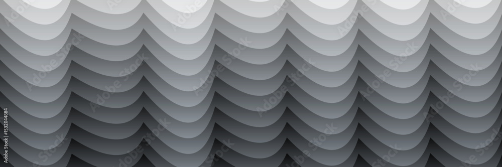 Poster layered wave pattern – minimalist abstract gradient design