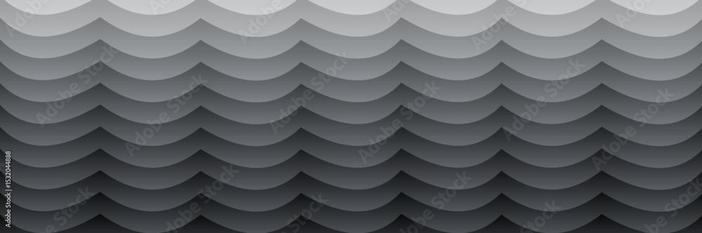 Poster layered wave pattern – minimalist abstract gradient design