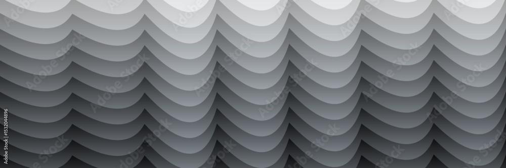 Poster layered wave pattern – minimalist abstract gradient design