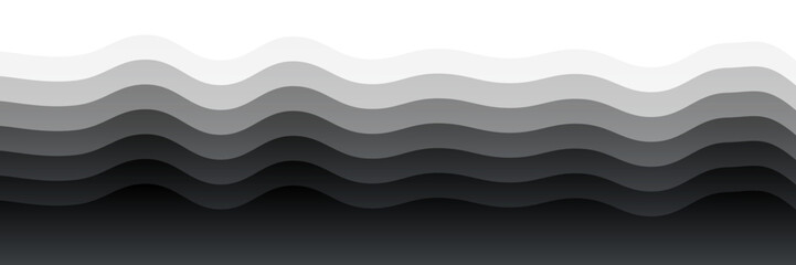 Layered Wave Pattern – Abstract Depth and Texture