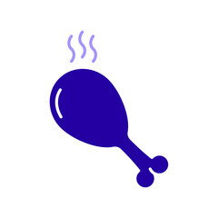 Icon a chicken, isolated against a clean background.