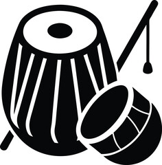 vector illustration of Tabla