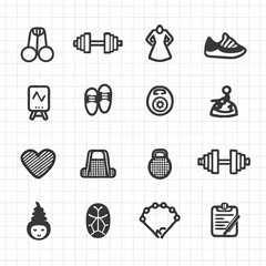 set of icons for christmas