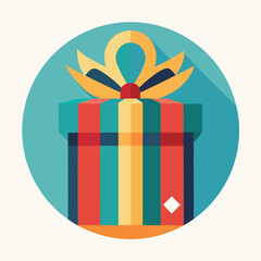 Colorful Gift Box Vector Illustration for Holiday Designs