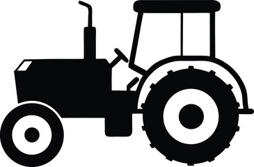 vector illustration of a tractor 