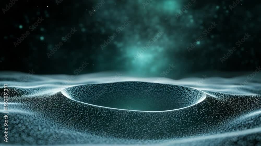 Poster cosmic portal: an ethereal scene depicts a glowing portal opening amidst a sea of cosmic energy, cre