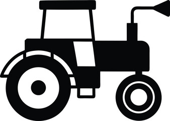 vector illustration of a tractor 