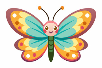 Cute cartoon lynx character with big green eyes and fluffy tail, illustrated in a vibrant and friendly style. Perfect for children's books, educational materials.