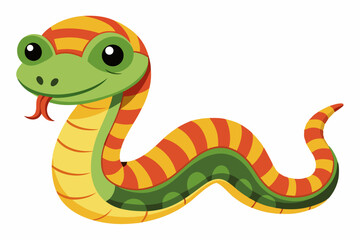 Cute cartoon lynx character with big green eyes and fluffy tail, illustrated in a vibrant and friendly style. Perfect for children's books, educational materials.