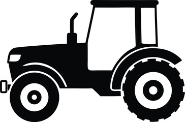 vector illustration of a tractor 