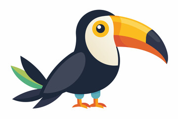 Cute cartoon lynx character with big green eyes and fluffy tail, illustrated in a vibrant and friendly style. Perfect for children's books, educational materials.