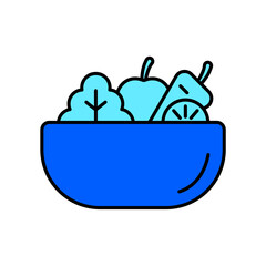 Icon a salad, isolated against a clean background.