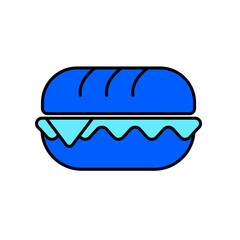 Icon a sandwich, isolated against a clean background.