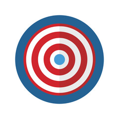 Colorful target vector icon