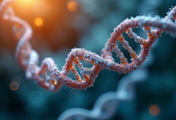 DNA Double Helix Art Painting