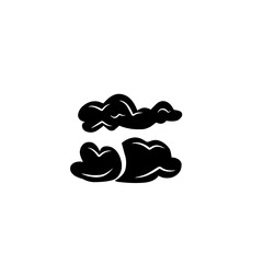 black cloud silhouette