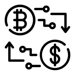 bitcoin transaction icon