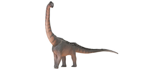 Brachiosaurus dinosaur with a long neck and tail © Ilie