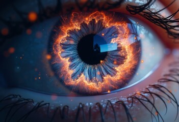 Fantasy Eye Art Close up