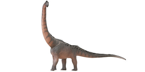 Realistic model of a giant sauropod dinosaur. © Ilie
