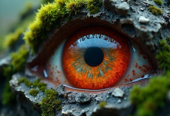 Close up of Natural Eye Art