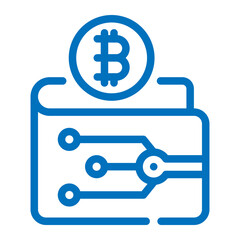 crypto wallet network icon