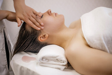 Buccal Massage Technique Performed by Professional Therapist – Natural Facial Sculpting and Anti-Aging Procedure at Spa