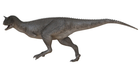 Majestic dinosaur on the move
