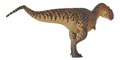 Obraz premium Dinosaur model showcasing vibrant pattern and texture