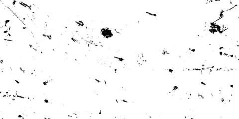 Black grunge effect on white background. Scratched dotted texture. Vector dust texture overlay grunge effect abstract background.