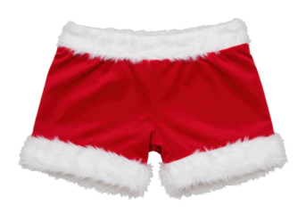 Isolated Woman's Christmas Sexy Short Pants Isolated