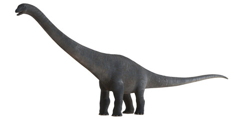 Realistic rendering of a large sauropod dinosaur © Ilie