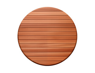 Oval Wooden Table Top: Red Cedar Wood, Horizontal Grain, Round Table Surface on transparent background png