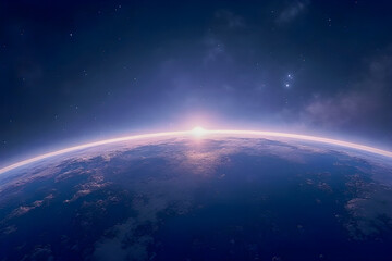 earth in space