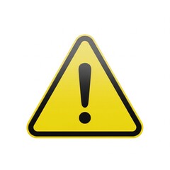 exclamation danger sign