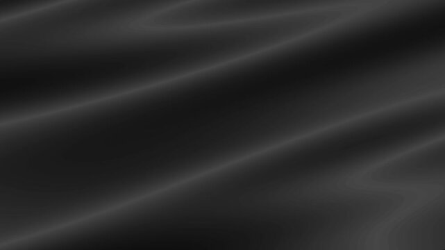 Dark Blank Waving And Animated Cloth Flag Texture Blue Background Loopable Stock Video. Satin Fabric Animation