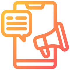 Mobile Marketing Icon