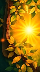 Solar Whispers: An Organic Play of Light and Form